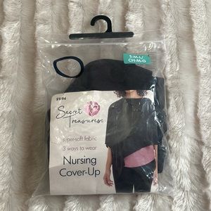 Secret treasures nursing cover up infinity scarf, black